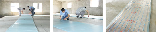 電地暖專用保溫板鋪設(shè)圖