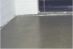 混凝土層填充完成