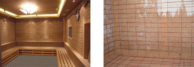 汗蒸房發(fā)熱電纜加熱系統(tǒng)安裝圖