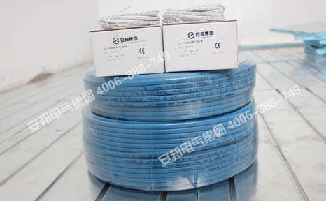 電地暖溫控器與雙導(dǎo)發(fā)熱電纜圖