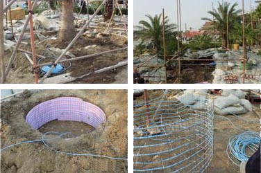 熱帶植物種植加熱保溫圖