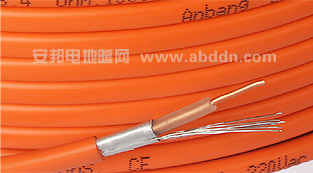 屏蔽型單導發(fā)熱電纜結(jié)構(gòu)圖