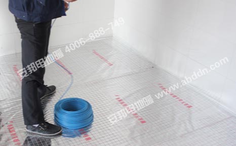 安裝發(fā)熱電纜前的準備